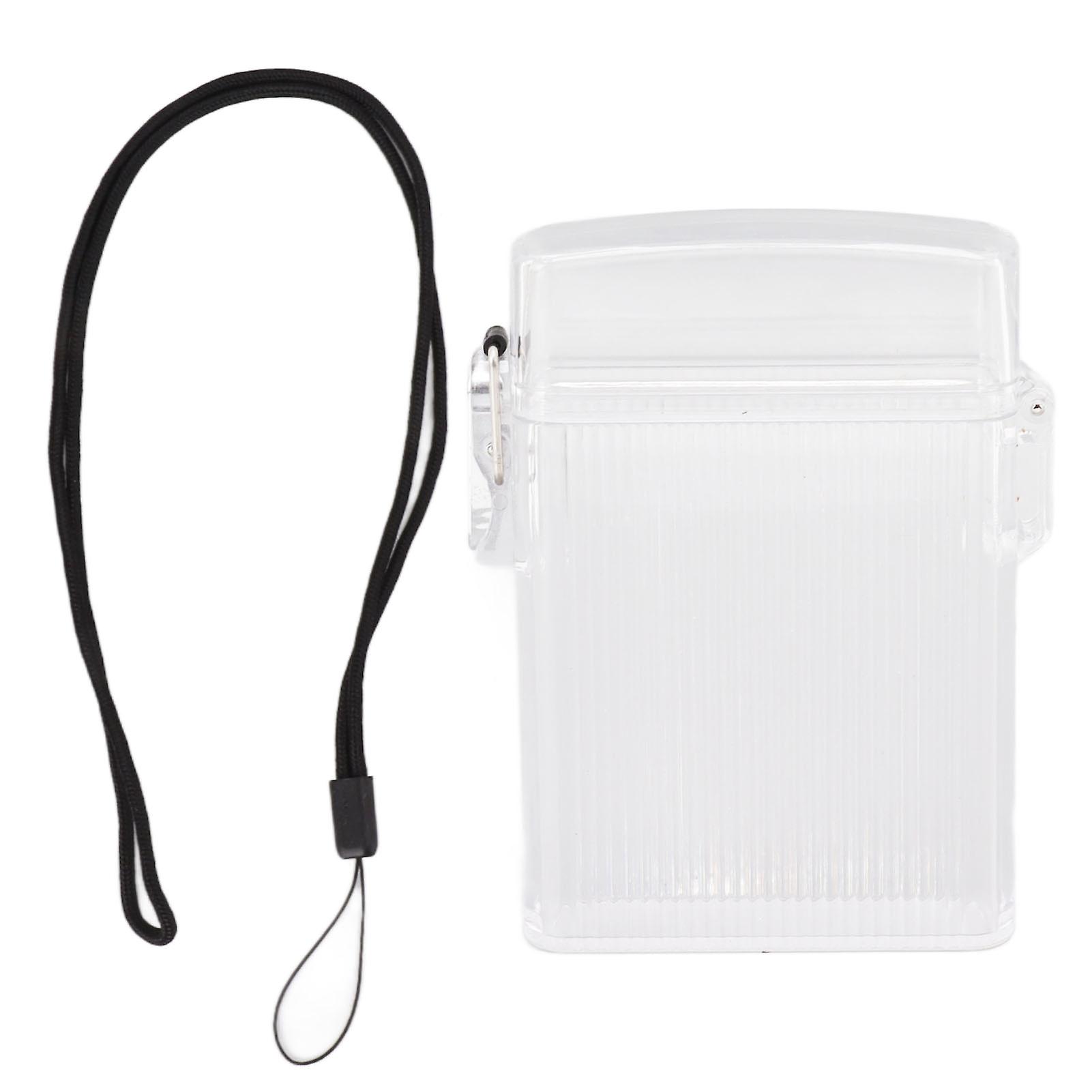 Cigarette Case Waterproof Plastic Cigar Holder Box Large Capacity for Carrying Storage