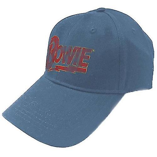 David Bowie Unisex Adult Flash Logo Baseball Cap