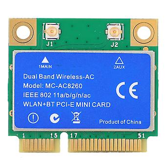 MINI PCI‑E Card 1200M Dual Band 2.4GHz/5GHz Wireless Network Card 8260 WLAN+BT 2‑in‑1 MC8260