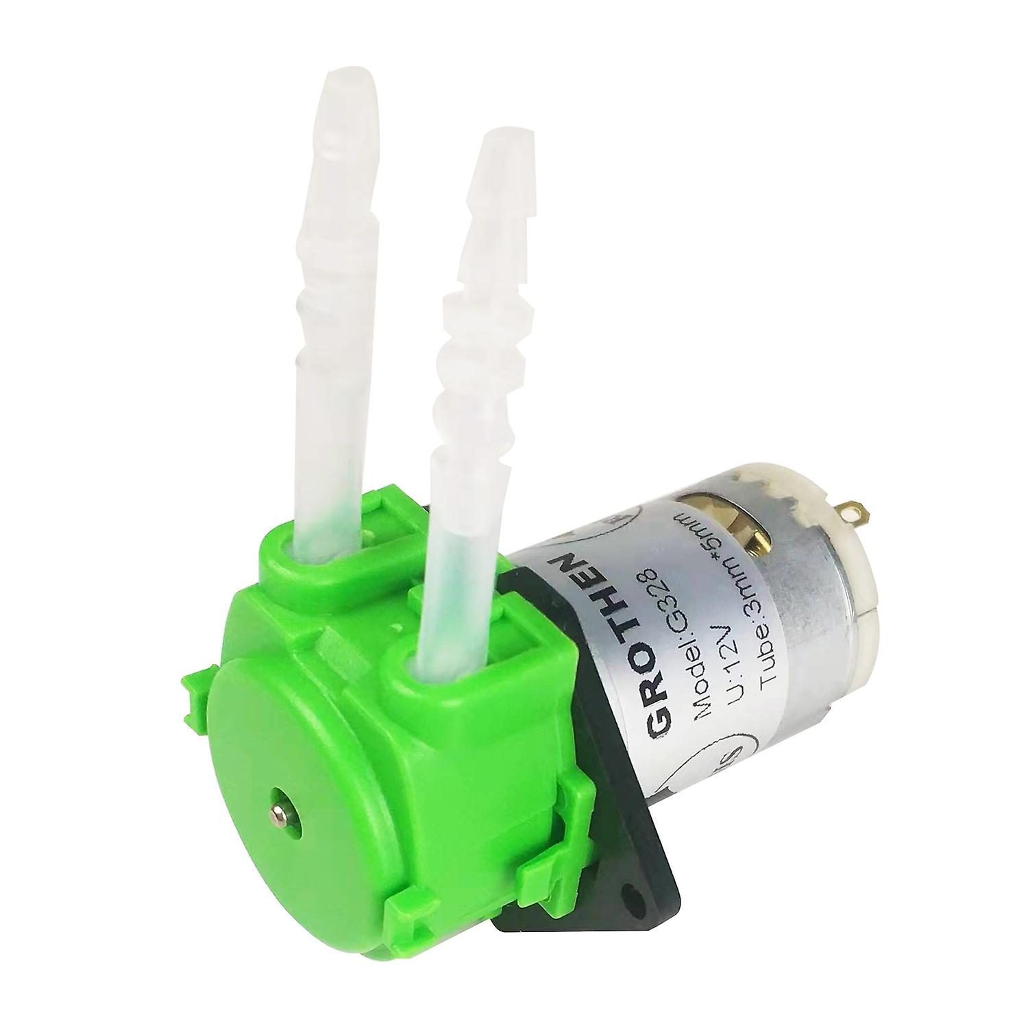 DC 12V doseringspumpe peristaltisk pumpe mini vand væskepumpe peristaltisk rørhoved selvansugende funktion