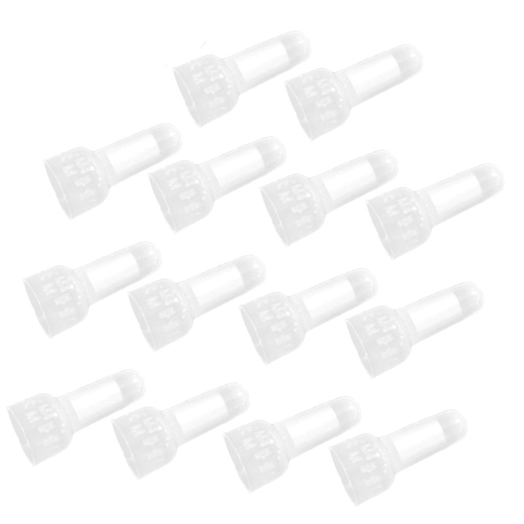 Set of 200pcs Closed End Crimp Cap 22-18 & 22-14 AWG Wire Connector Terminal