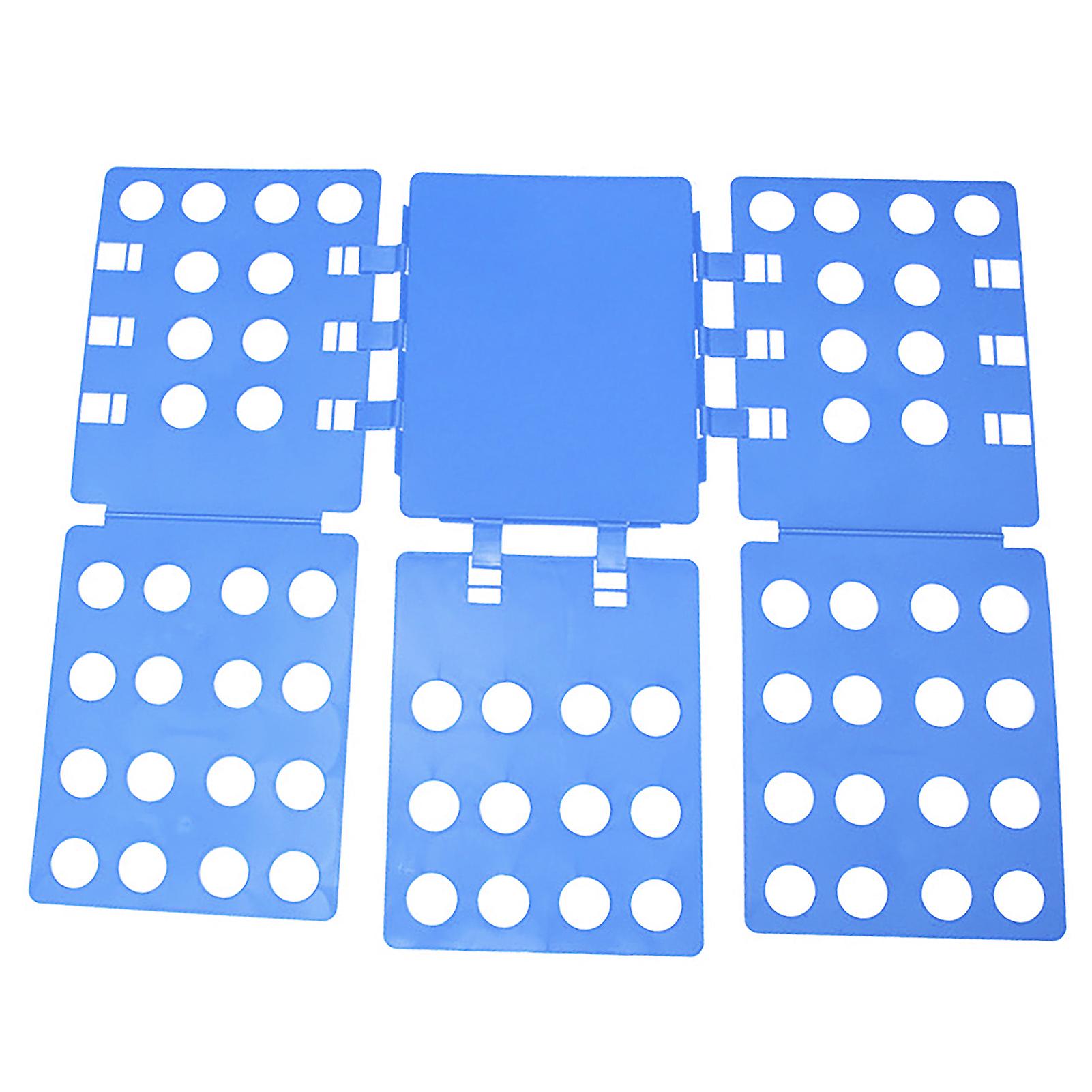 Shirt Folding Board Portable Home Large Folding Board Clothes Folder for Pants Shorts T Shirt Blue
