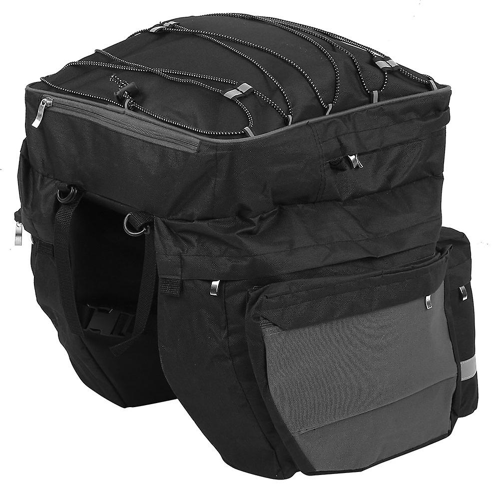 Versatile Bicycle Bag with Built-In Rack and Shelf for Mountain Bikes