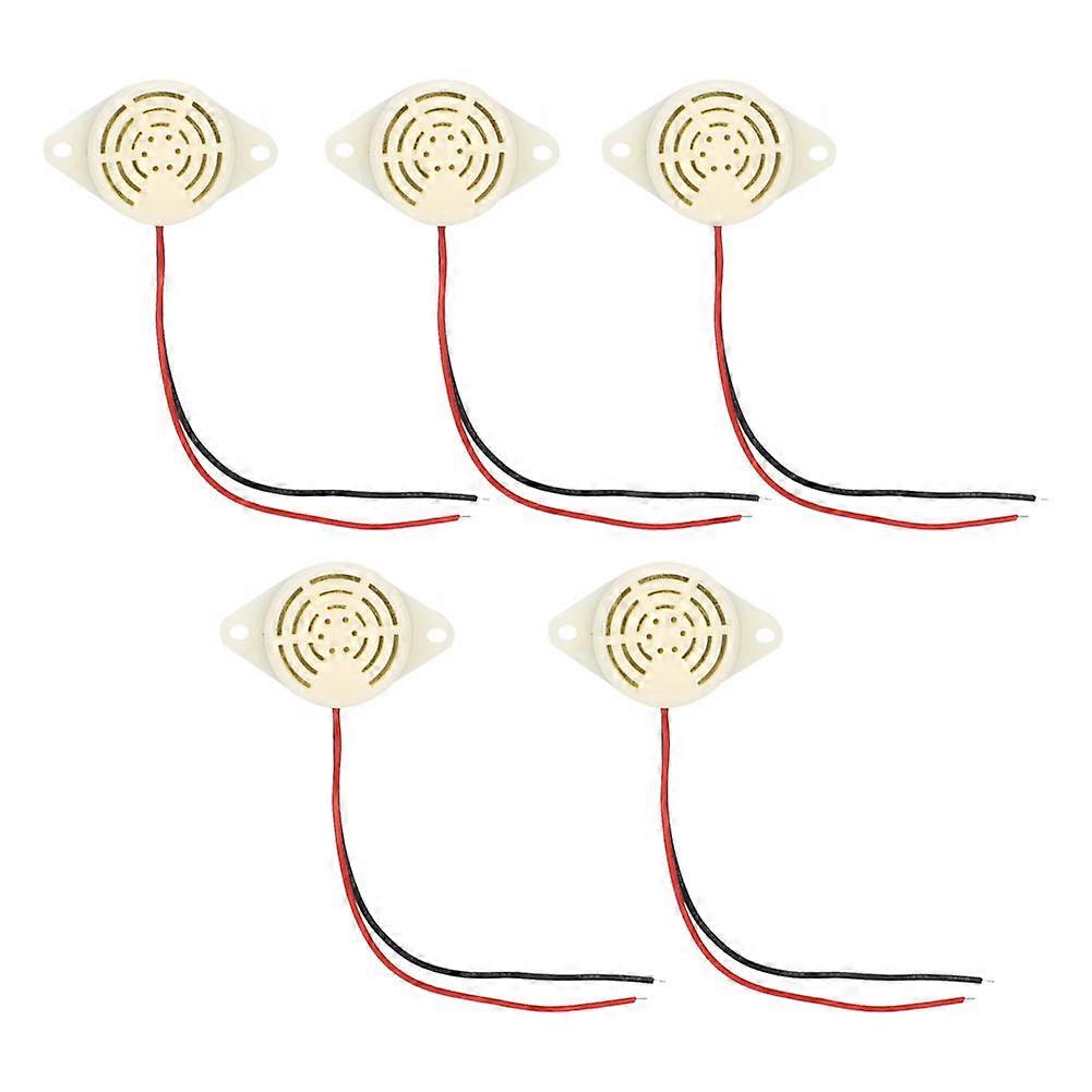 5pcs DC 3-24V 95dB Active Buzzer Alarm Continuous Beep for DIY Electronics SFM-27