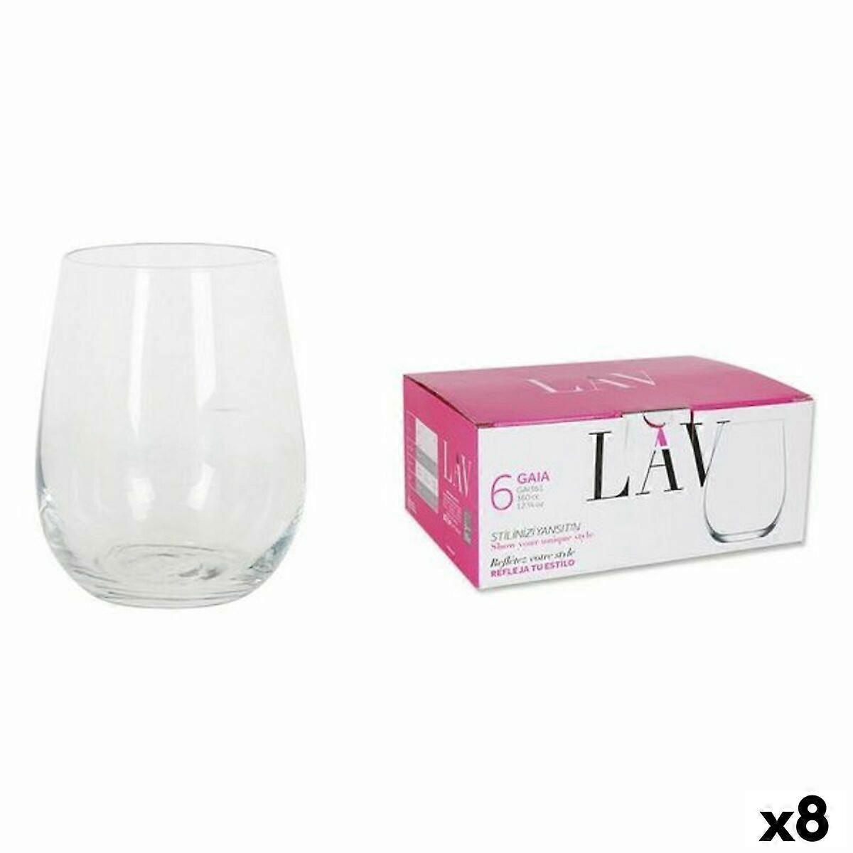 Gläserset LAV 77821 6 Stück (8 Stück) (360 ml)
