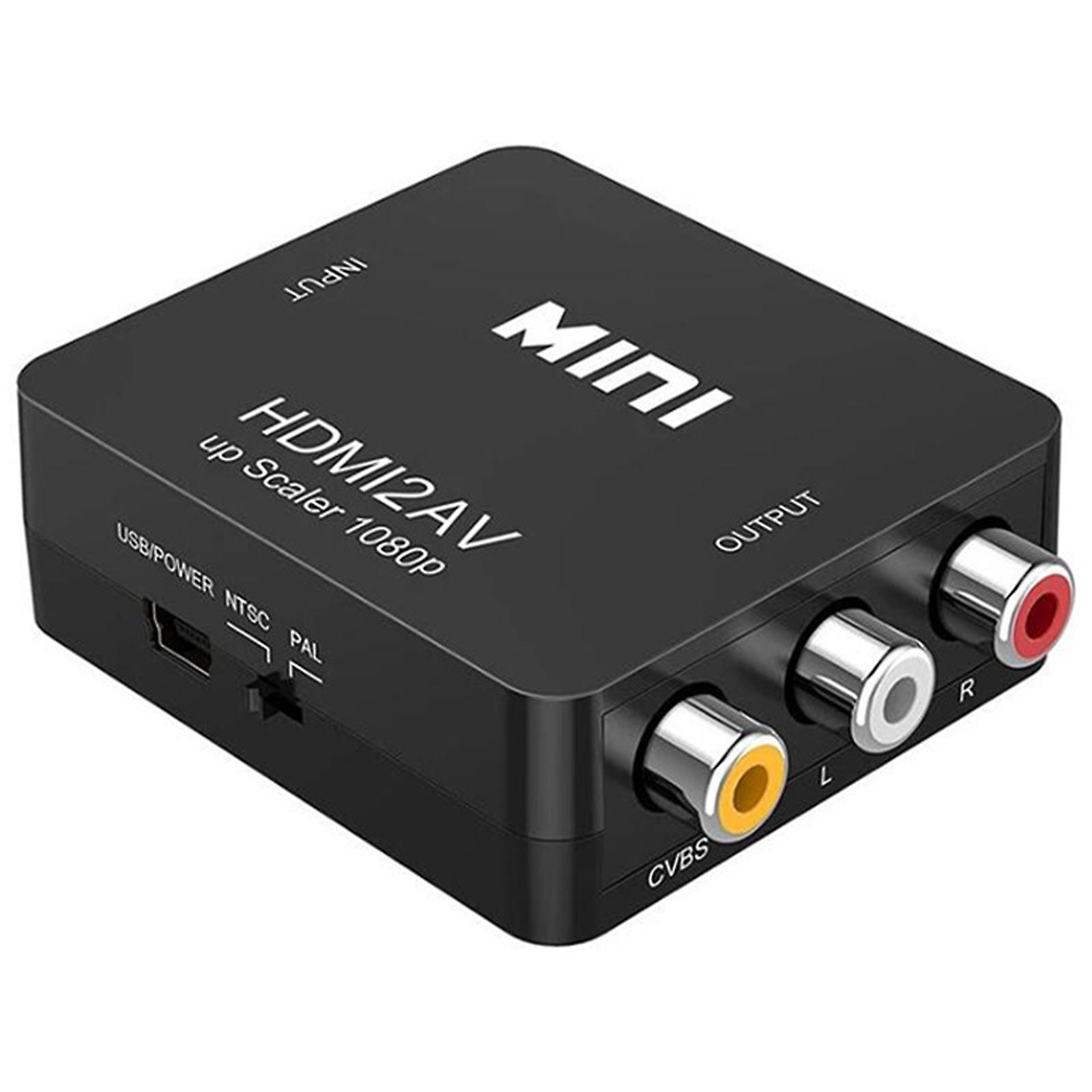 Multi-function HDMI to AV 3 RCA CVBS Full HD Video 1080P AV Composite Converter Adapter