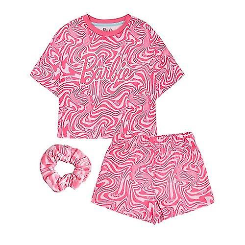 Barbie Girls All-Over Print Short Pyjama Set