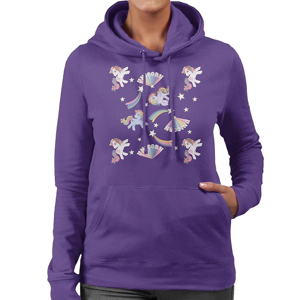 My Little Pony Unicorn Pattern Women's Hooded Sweatshirt