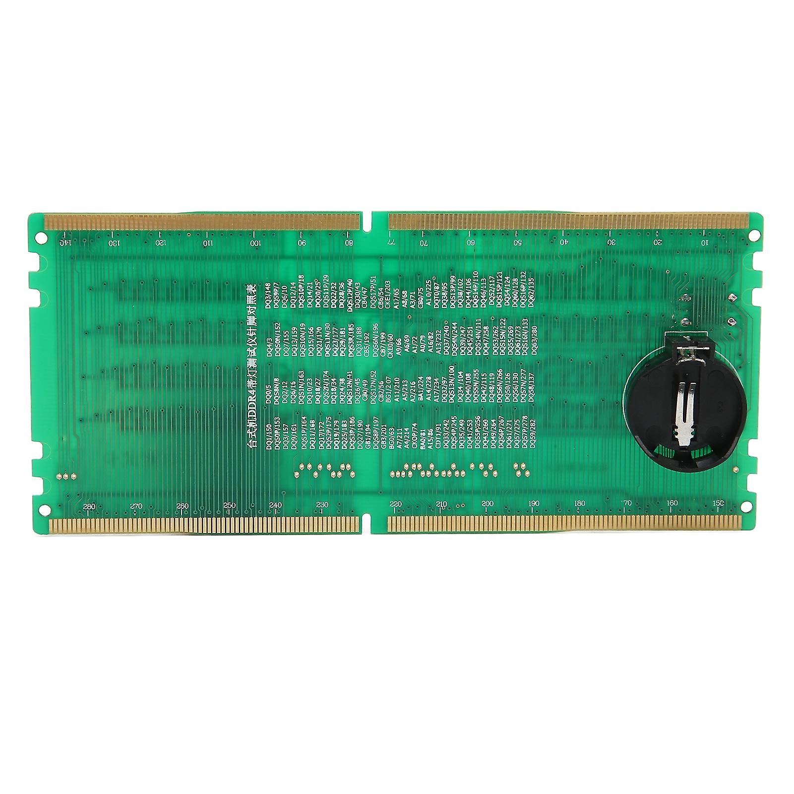 Computer Memory Tester PCB Material Forward Reverse Available Computer DDR4 Memory Tester with LED for PC