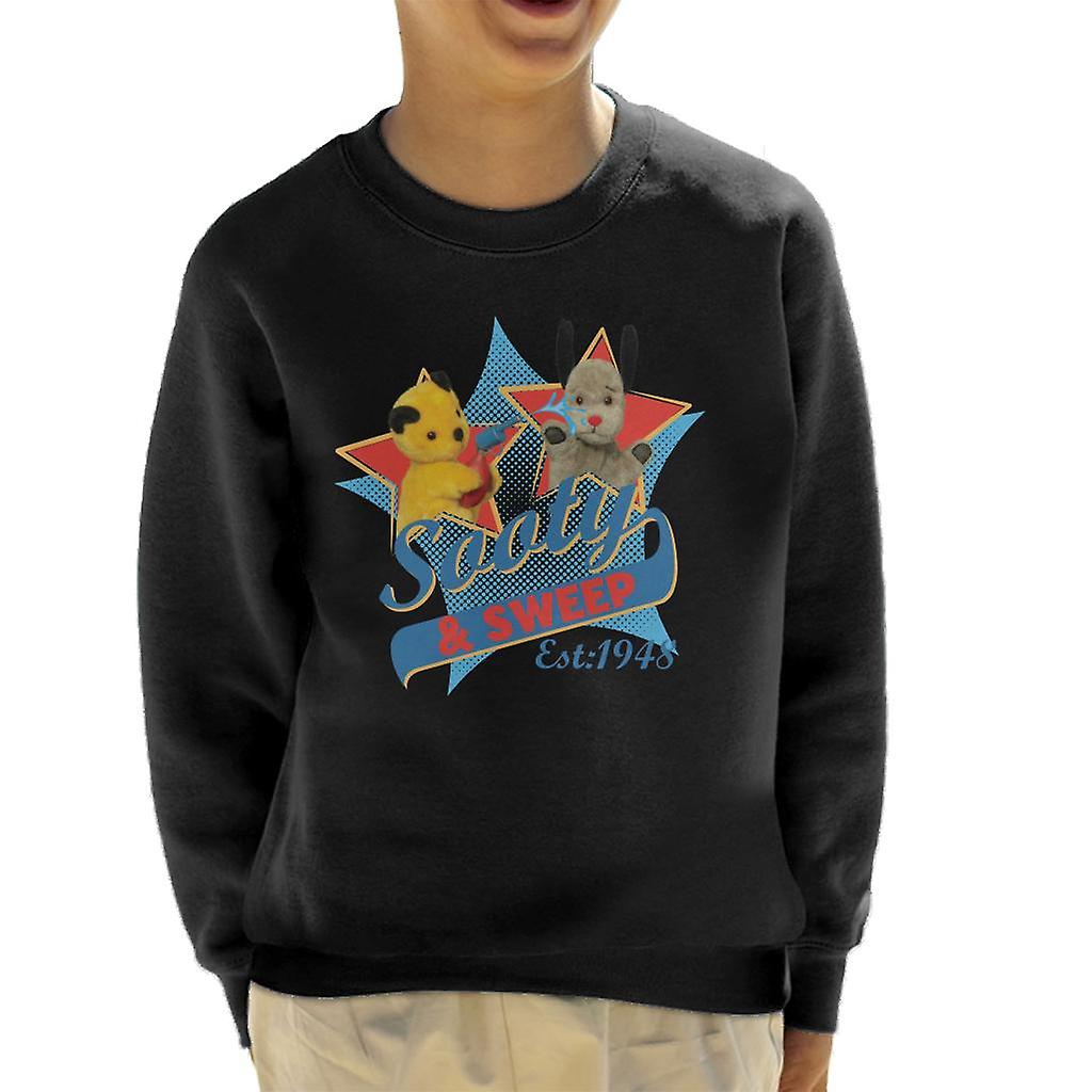 Sooty & Sweep Retro Water Sprayer Kid's Sweatshirt