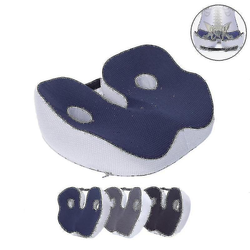 Memory Foam Sit Bone Relief Seat Cushion For Butt Lower Back Hamstrings Hips Ischial Tuberosity Reduce Fatigue Chair