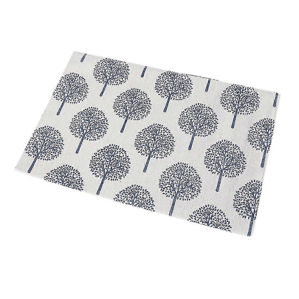 Double Layer Cotton Linen Tablecloth Table Cover Clean Mat Pad  with Tassel (Beige 13'' x 86'')