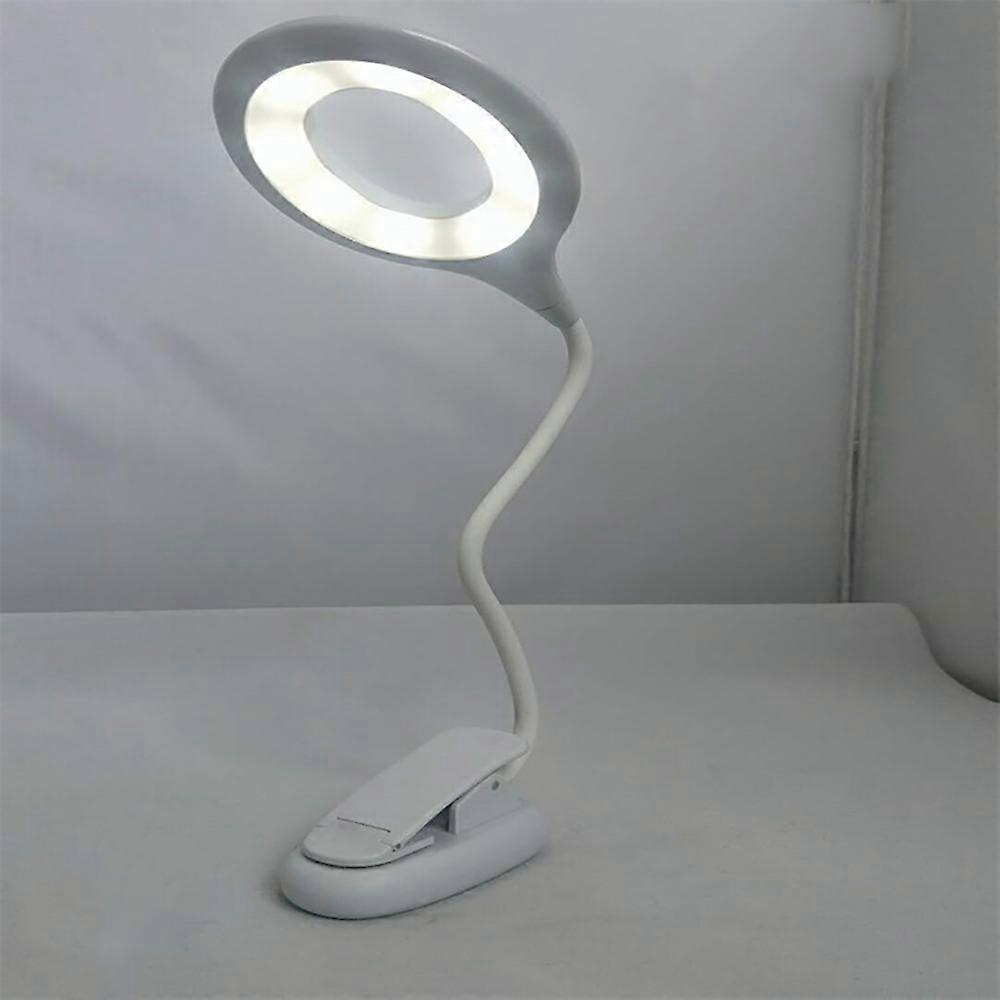Reading Light, Flexible Clamp Light, Micro USB Rechargeable