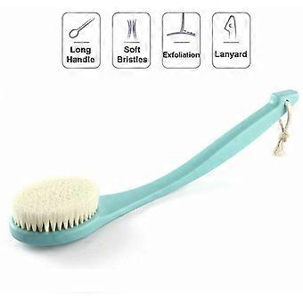 Back Bath Brush Ladies Soft Bath Brush Curved Back with Long Handle Bath Accessories Long Shower Brush Plastic Shower Long Body Brush Brushes s