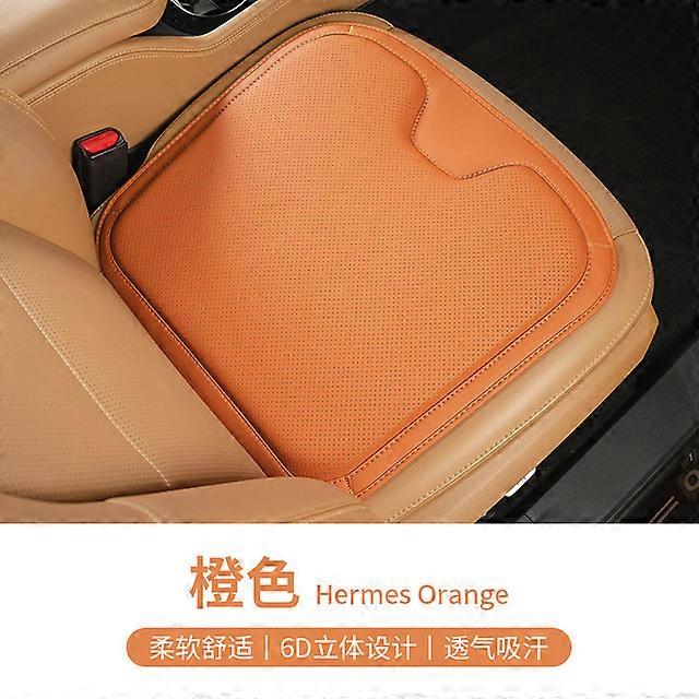 Car Seat Cushion All-season Universal Napa Leather Driver's Front Seat Protector Cover One-piece Summer Breathable Backseat Mat