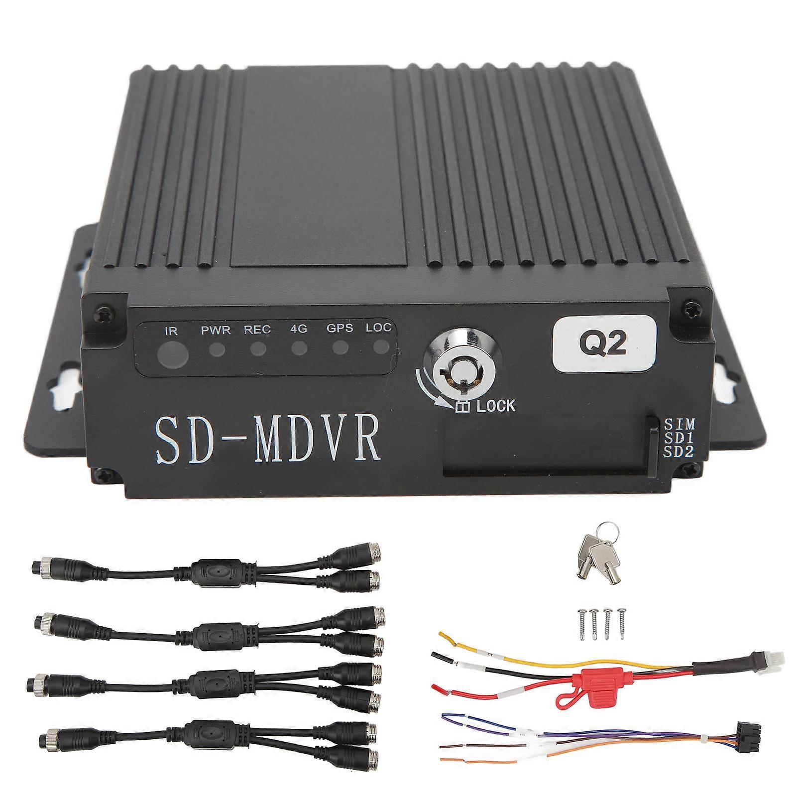 Mobile Digital Video Recorder 8 Channel MDVR DVR Realtime Video Recording for Buses Tank Trucks Boats Yachts NO.09915