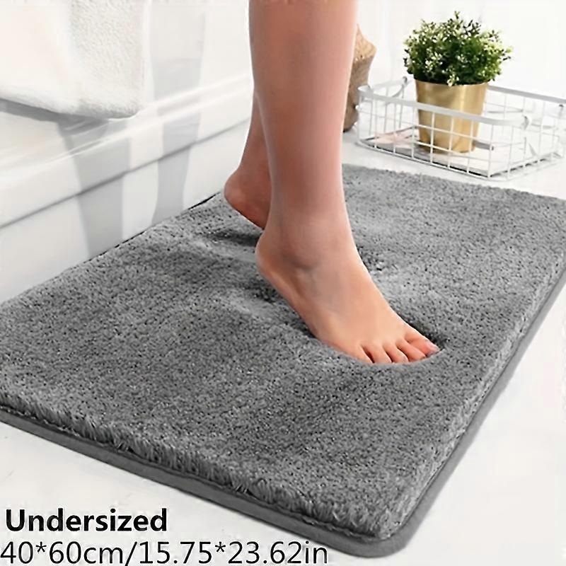 Luxurious Extra-Plush Bath Rug - Super Soft, Thickened, Highly Absorbent, Non-Slip, Fade-Resistant Mat for Bathroom Comfort - Elegant Home & Room Deco