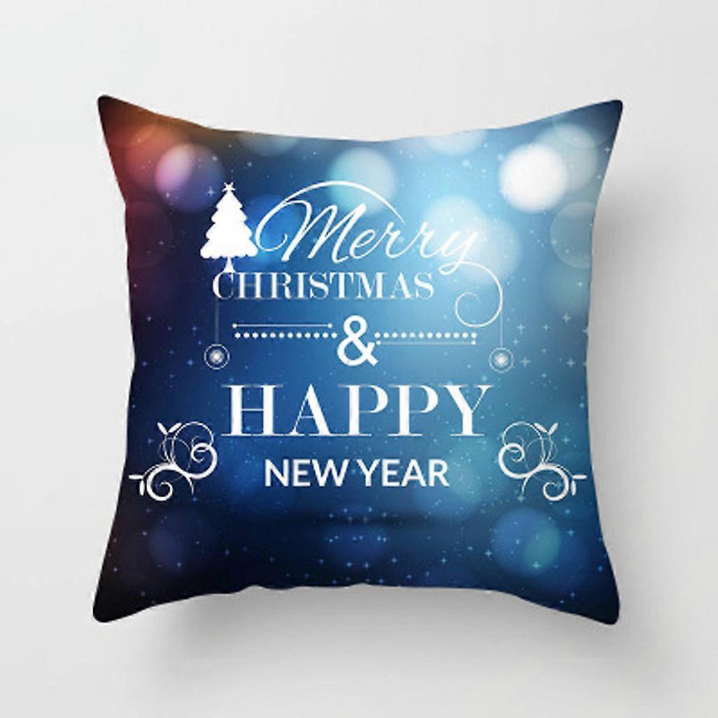 Heminredning Kuddfodral Jultryck Örngott Pläd Kuddfodralsecor Semesterprydnader FLY4481