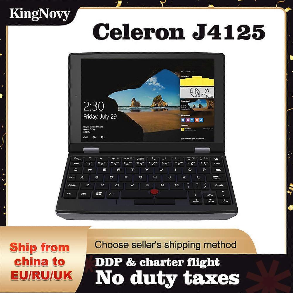 7 '' بوصة البسيطة كمبيوتر محمول تعمل باللمس سيليرون J4105 J4125 12GB رام ماكس 2TB SSD الترابوك الدفتري 2.0MP كاميرا ويب جيب ويندوز 11