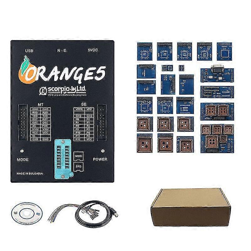 V1.36 orange5 full adapter orange 5 ecu programmer v1.34 hardware+enhanced function support russian/english