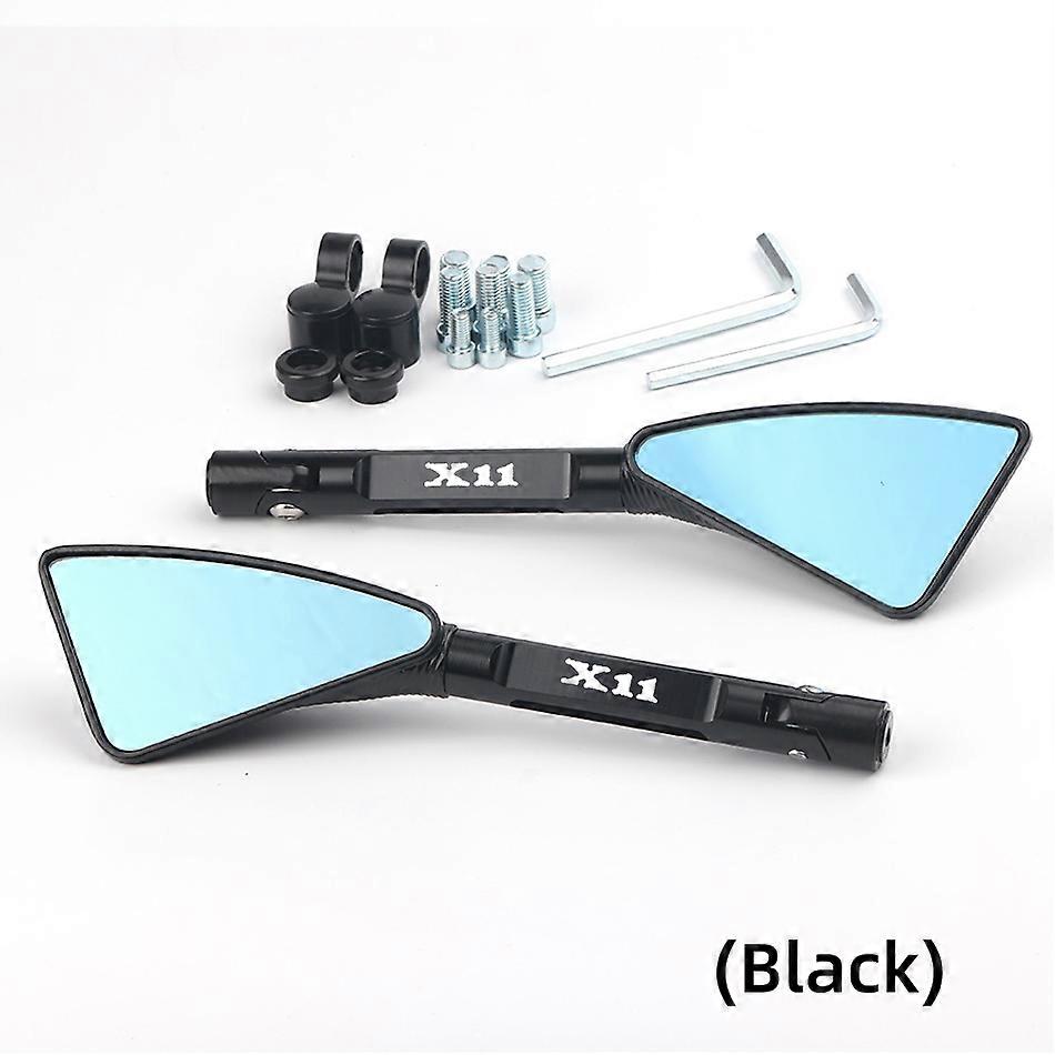 Fsw For Honda X-11 X11 Universal Motorcycle Accessories Cnc Aluminum Blue Lens Rear View Side Mirror Laser Logo(x11)