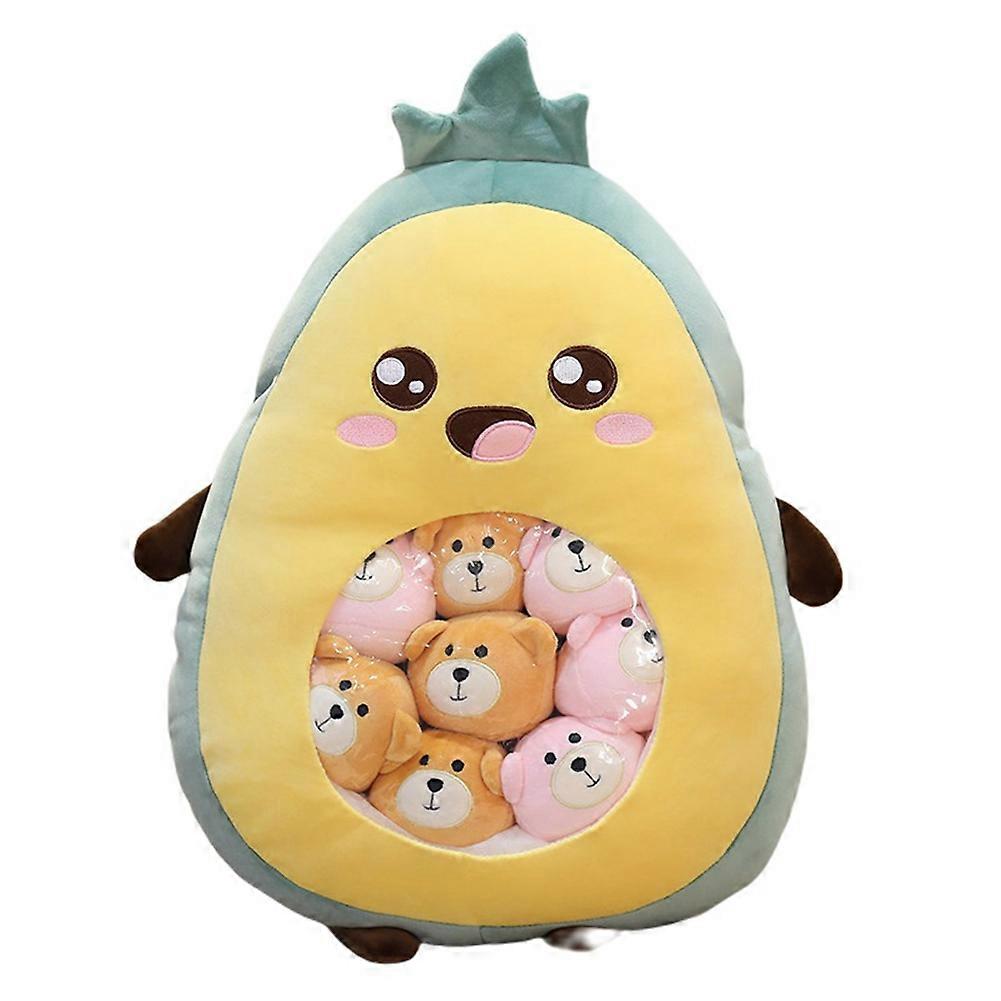 Plush Toy Mini Fruit Bag Pillow Nap Plush Gift(Avocado Pillow)