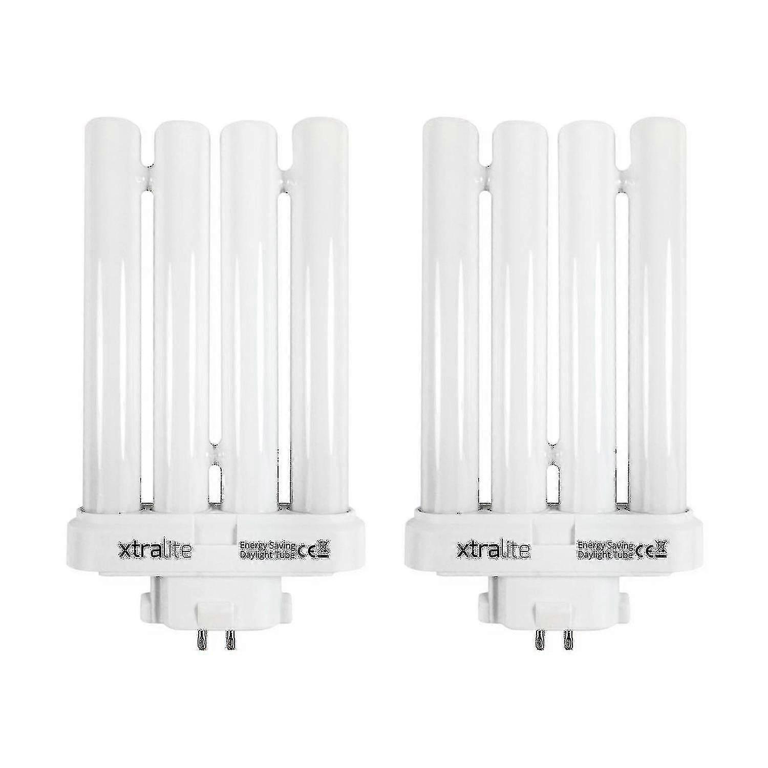 27w Daylight Replacement Bulb For High Vision Reading Lamps, 4 Pin Gx10q-4 Quad Tube (6500k)