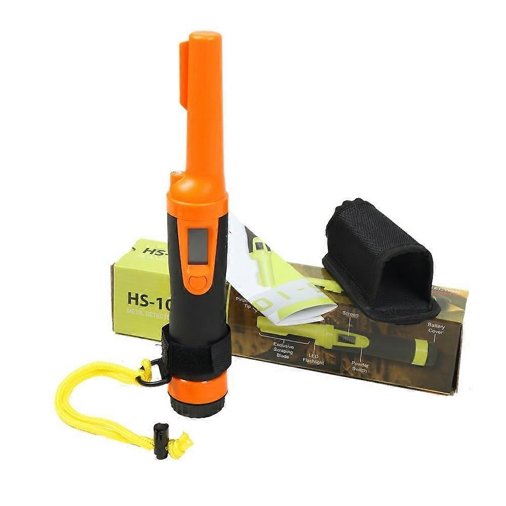 Waterproof Handheld Metal Detector Lcd Screen Security Scanner Hs-10 Underwater Positioning Stick