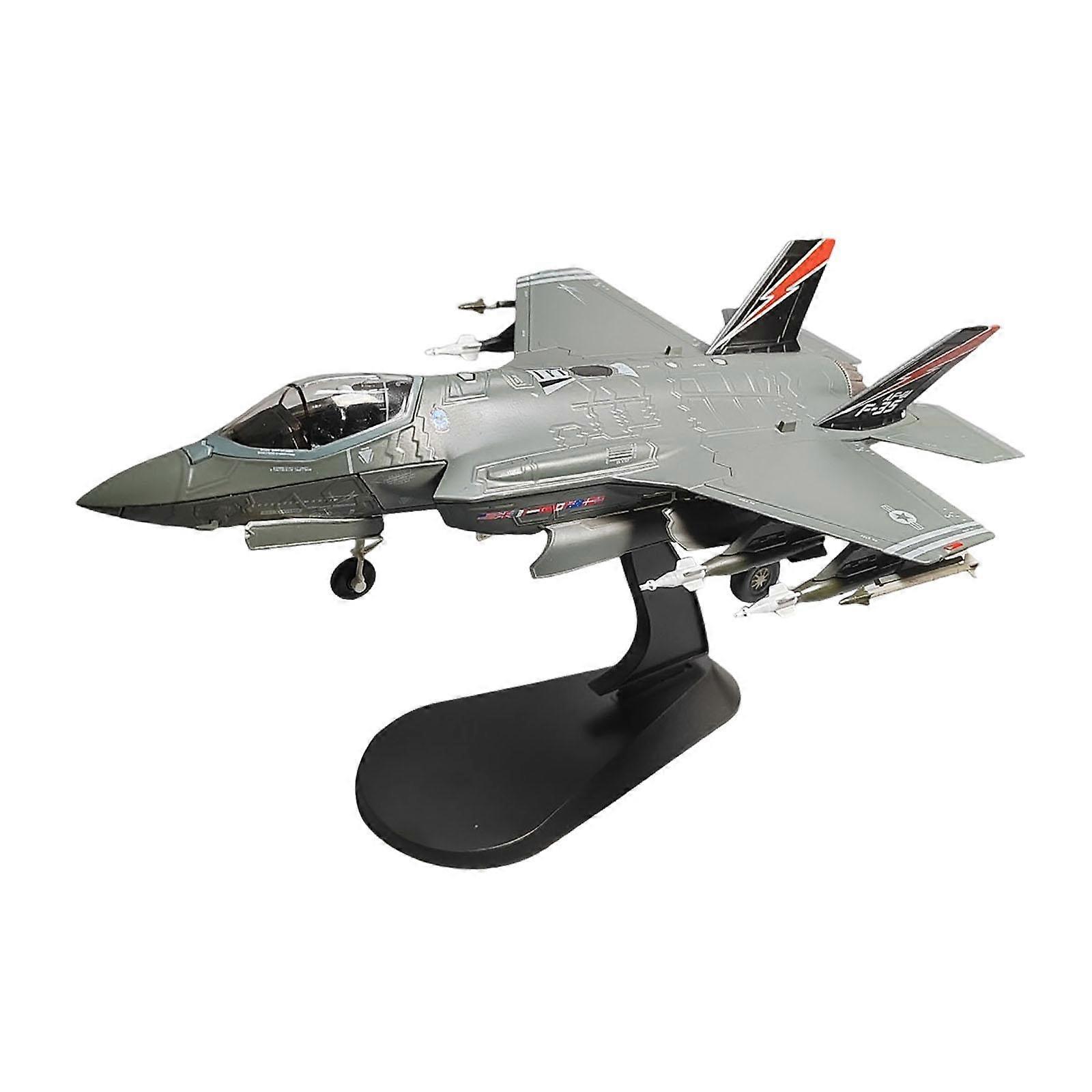 1/72 F 35A Fighter Model Ornament Alloy Airplane Model for Bar Shelf Bedroom F 35A
