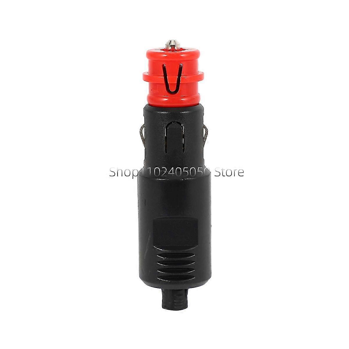 High quality1Pc 12V 24V Car Cigarette Lighter Plug Socket Universal Interior Accessories Power Plug Connection Male Adaptor Power Connection