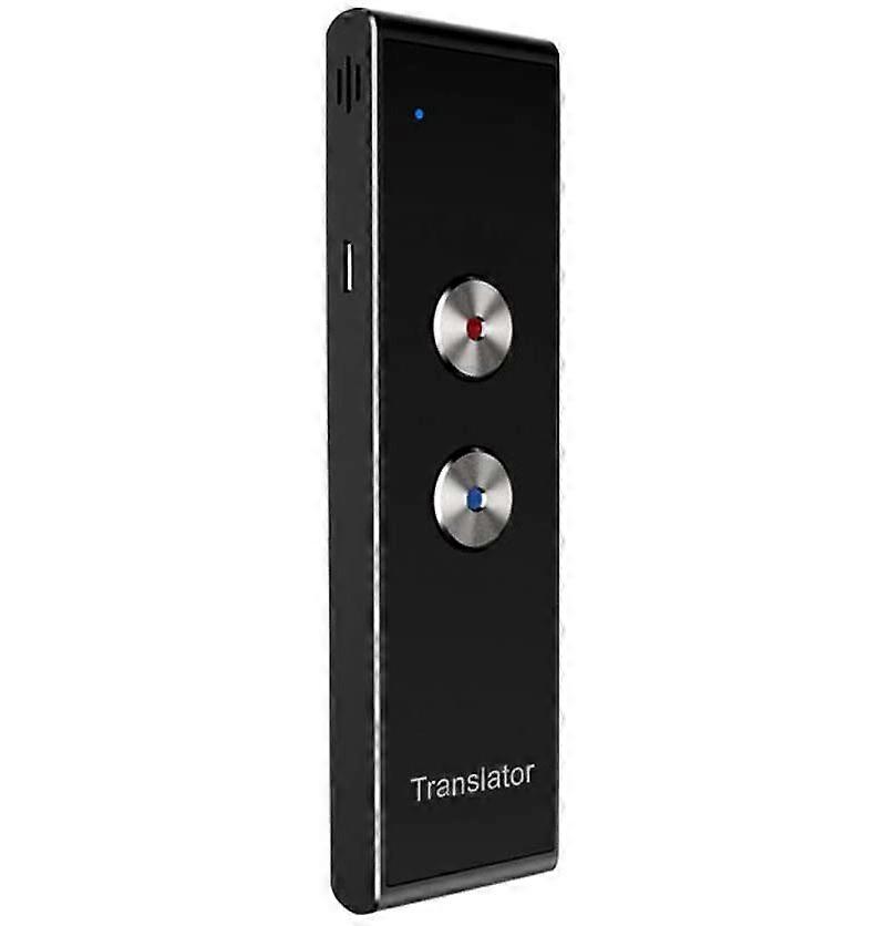 Intelligent Intelligent Voice Translator Simultaneous Translator Real Time Black