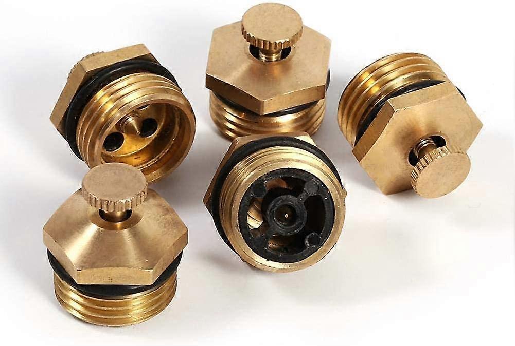 5 Pcs Adjustable Spray Nozzle - Brass Micro Jet - Garden Irrigation System