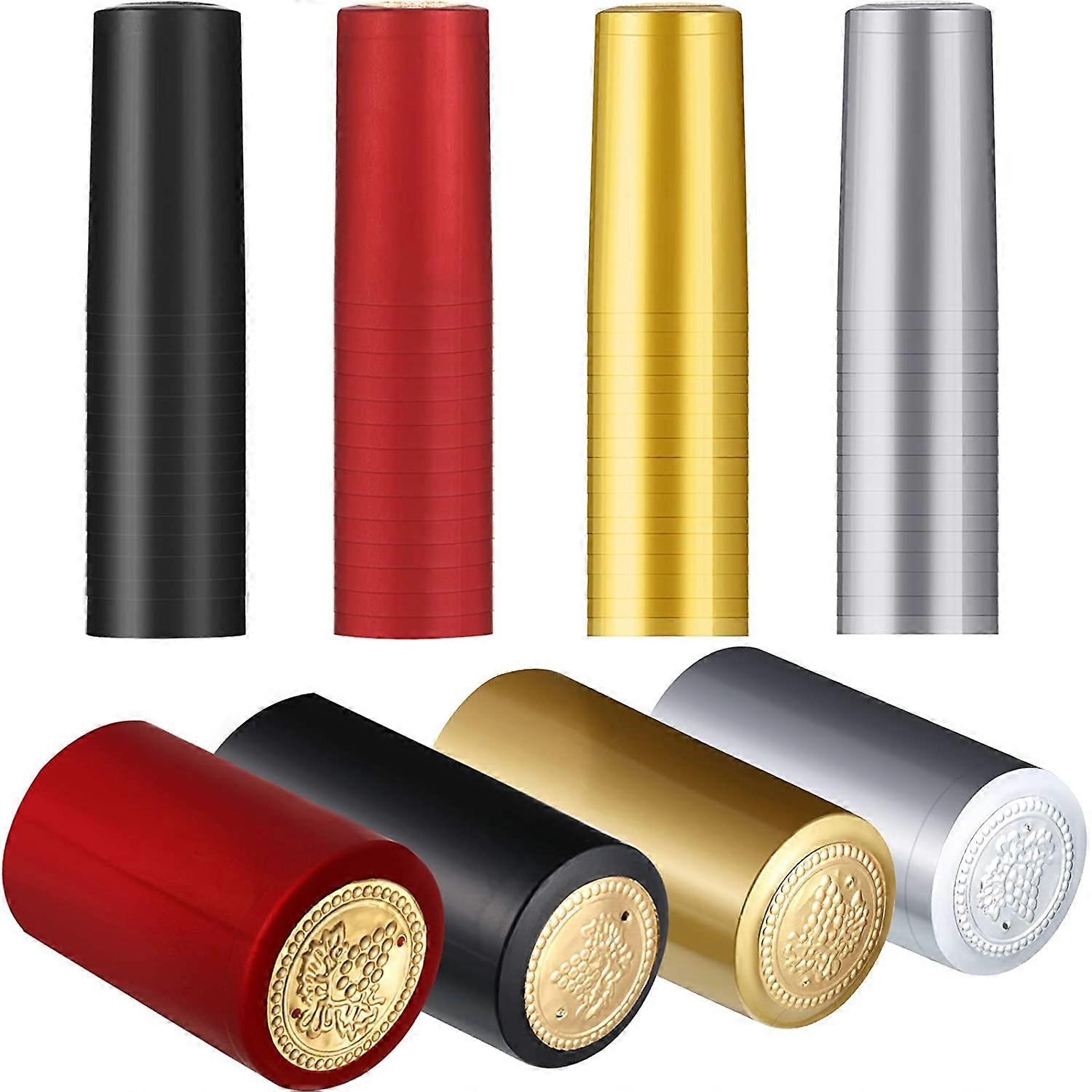 Wine Shrink Wrap PVC Shrink Caps Shrink Caps for Wine Cellars - 200 Pieces