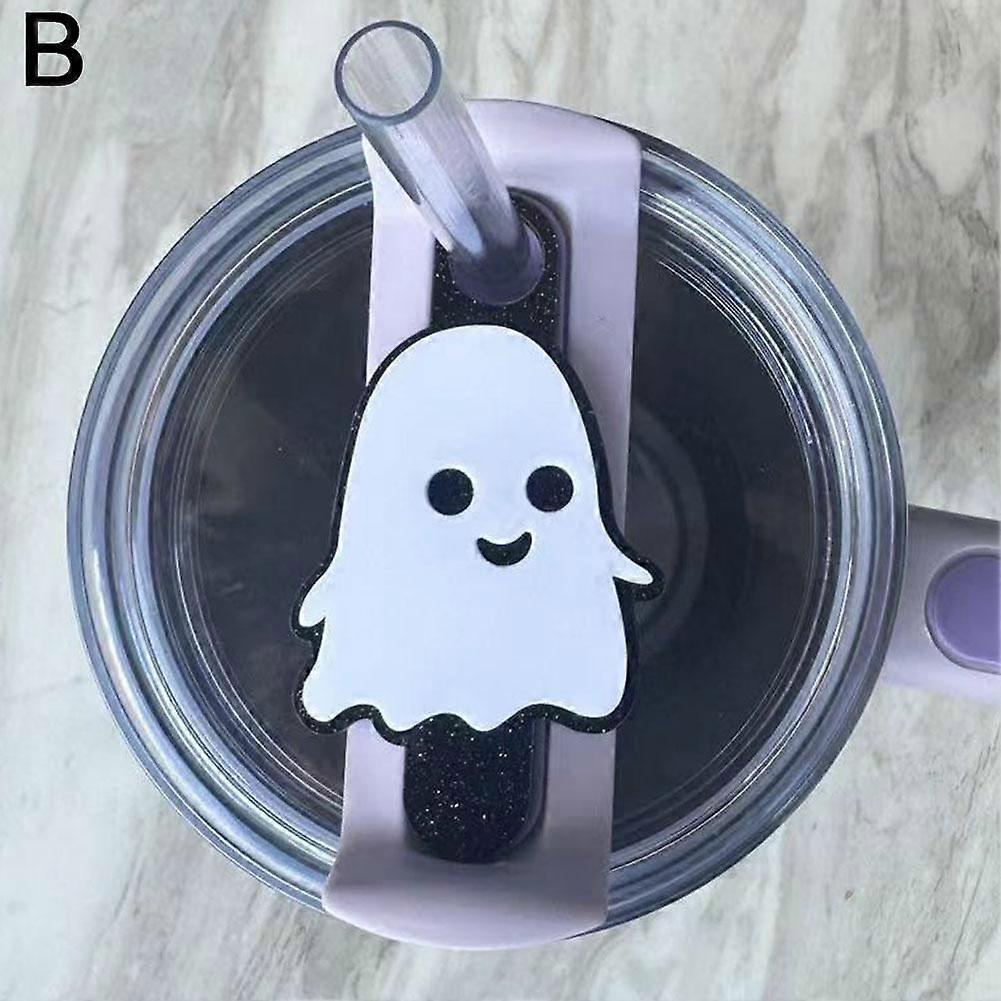 Halloween Cute Ghost Cup Lid Label DIY Replacement Lids for Stanleys For 40oz