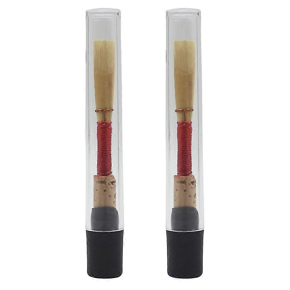 2pcs Durable Oboe Reeds Instrument Accessory Oboe Whistle (assorted Color)