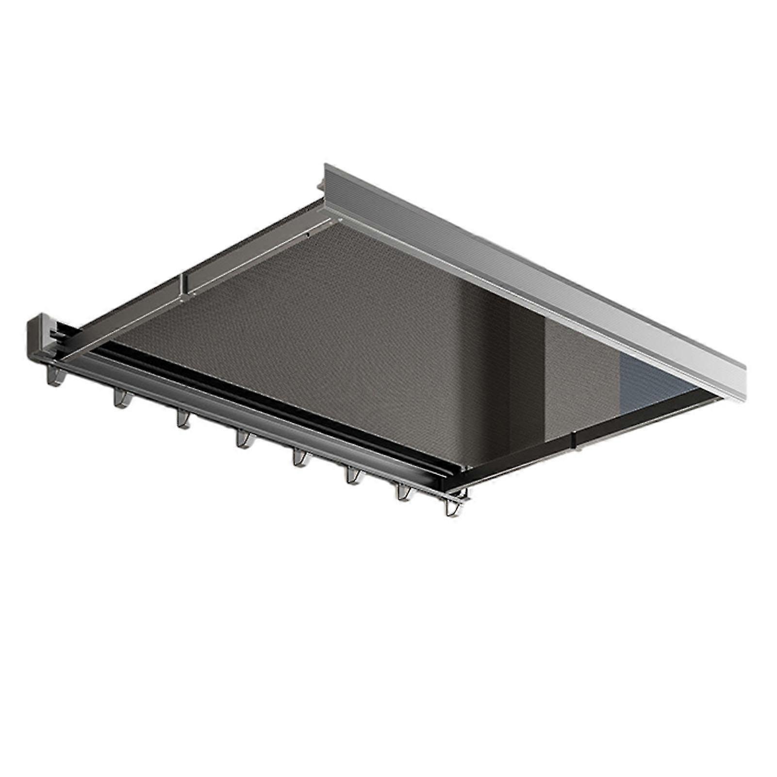 Retractable Pull-out Clothes Drying Mesh Shelf Large Capacity Saving Space Clothes Rack For Balcony