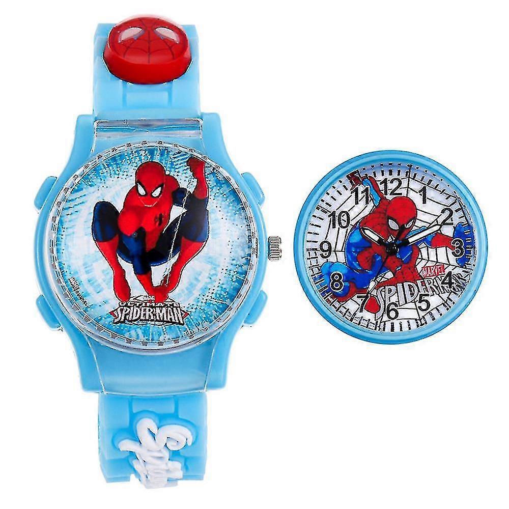 Lapset Pojat Tytöt Spiderman Rannekello Ulkourheiluläppä Rotaatiokellot