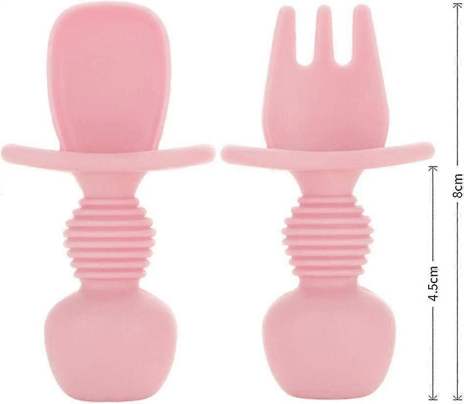 Silicone Spoon And Fork, Baby Tableware Set
