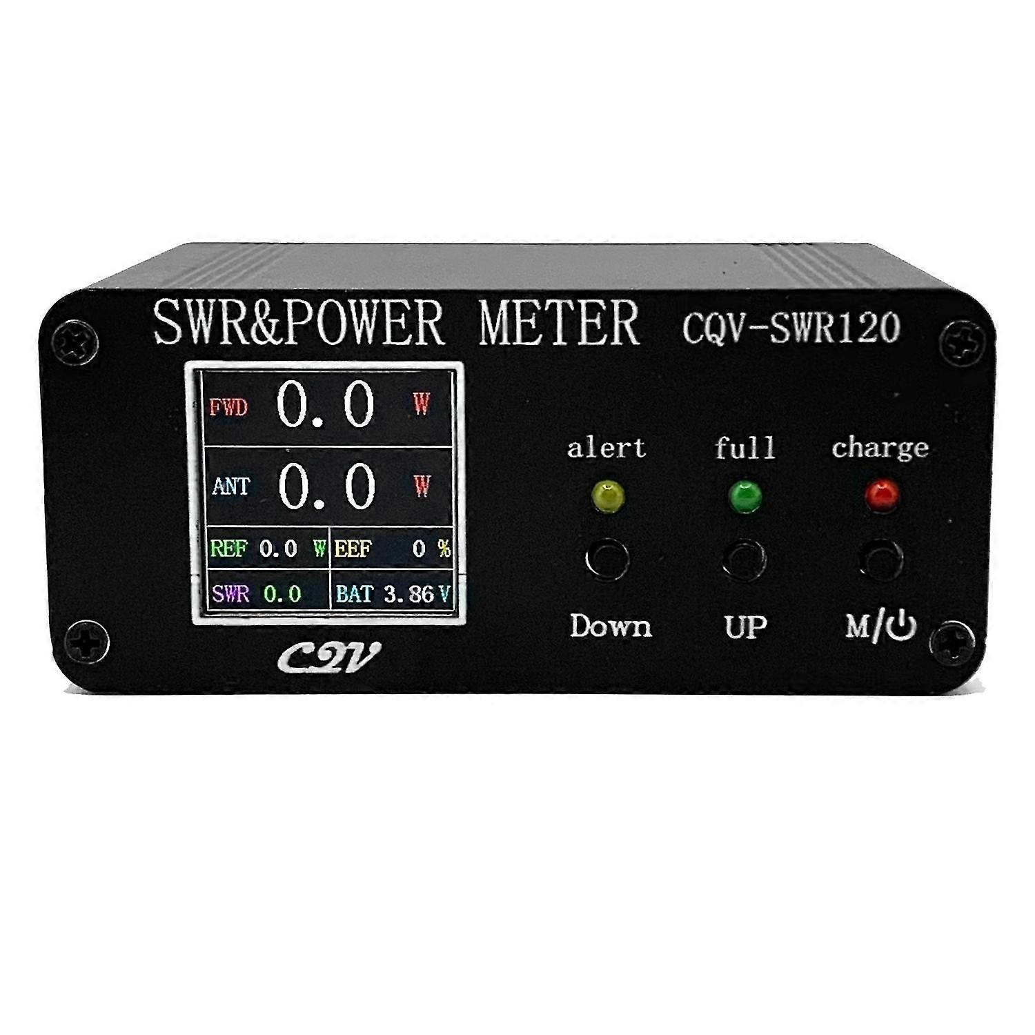 120W 1.8MHz-50MHz Cyfrowe moce Miernik fali stojącej Miernik Swr Fm Am Ssb Swr Powers Watt Meter Alar