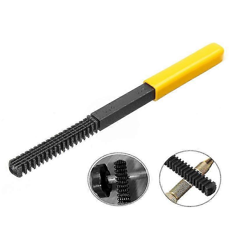 Hand Metal File Thread Repair File Teeth Correction Metric Hardware Mini Diy Tools