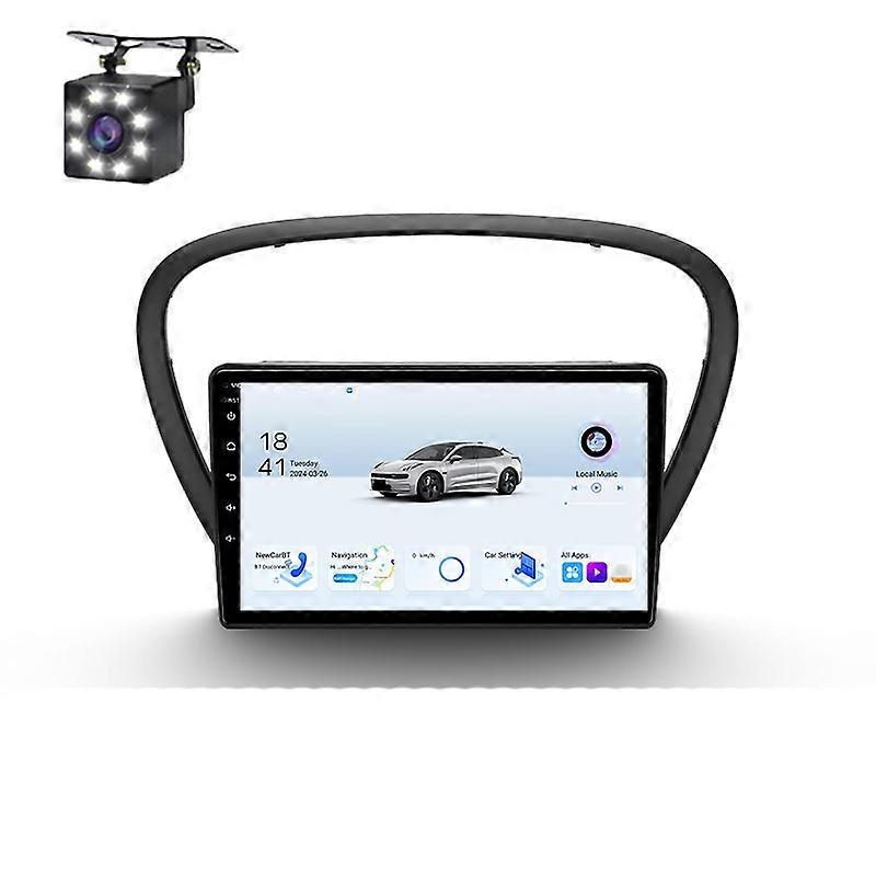 For Peugeot 607 2004 - 2010 Car Radio Wireless Carplay Navigation Android Auto GPS