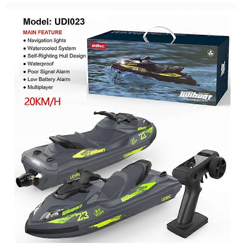 UDI023 RC Speedboat 2.4G Jet Spray RC Boat Remote Control Ship Waterproof Self-Righting LED Lights RTR High-Speed Models Toys