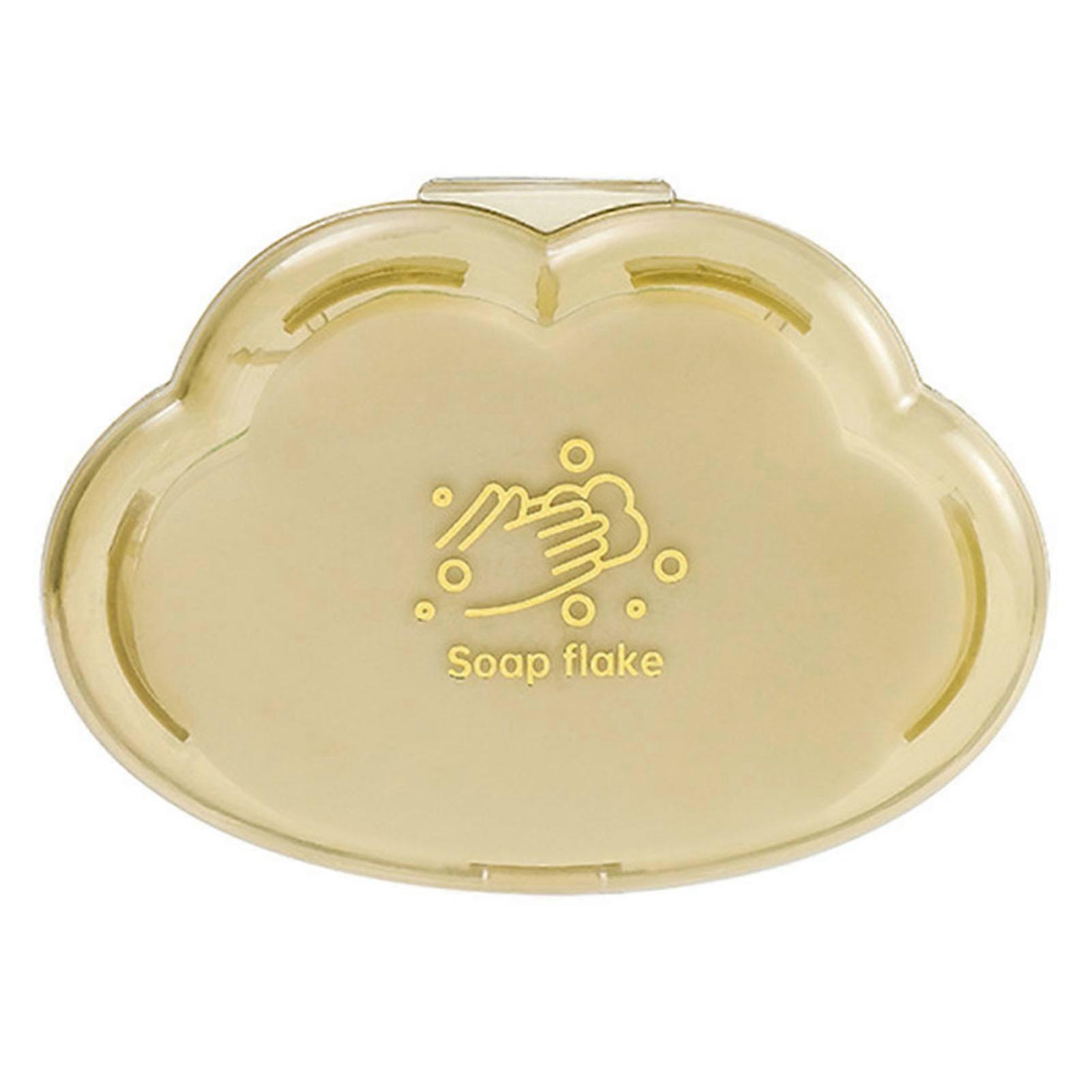 Clouds Shape Box Soaps Tablet Soluable Washable Soaps Paper for Hand's Cleaning