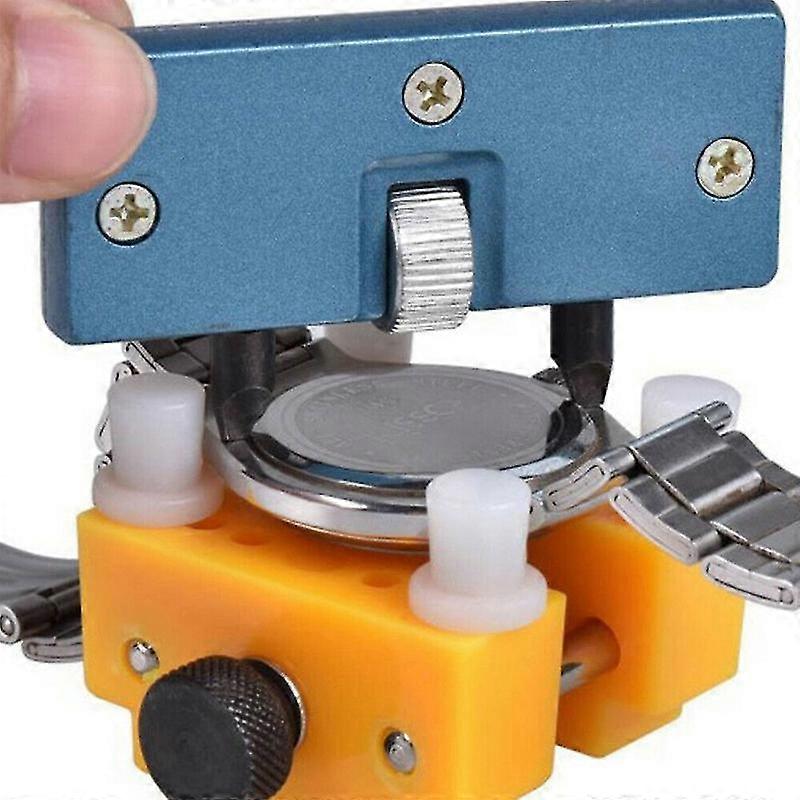 Adjable Rect Watch Back Case Cover Opener Remover Wrench Rep Kit Tool