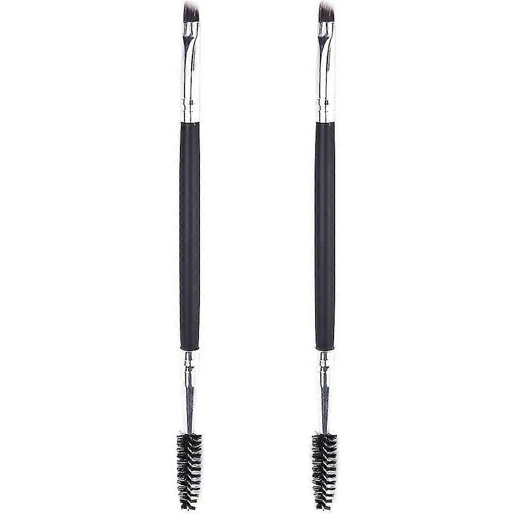 Dual Ended Brow Brush And Spool-d Brow Brush