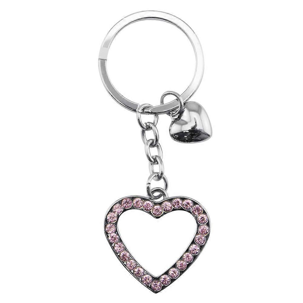 Lifefx Diamante Heart Keyring Premium Quality Durable and Stylish Keyring