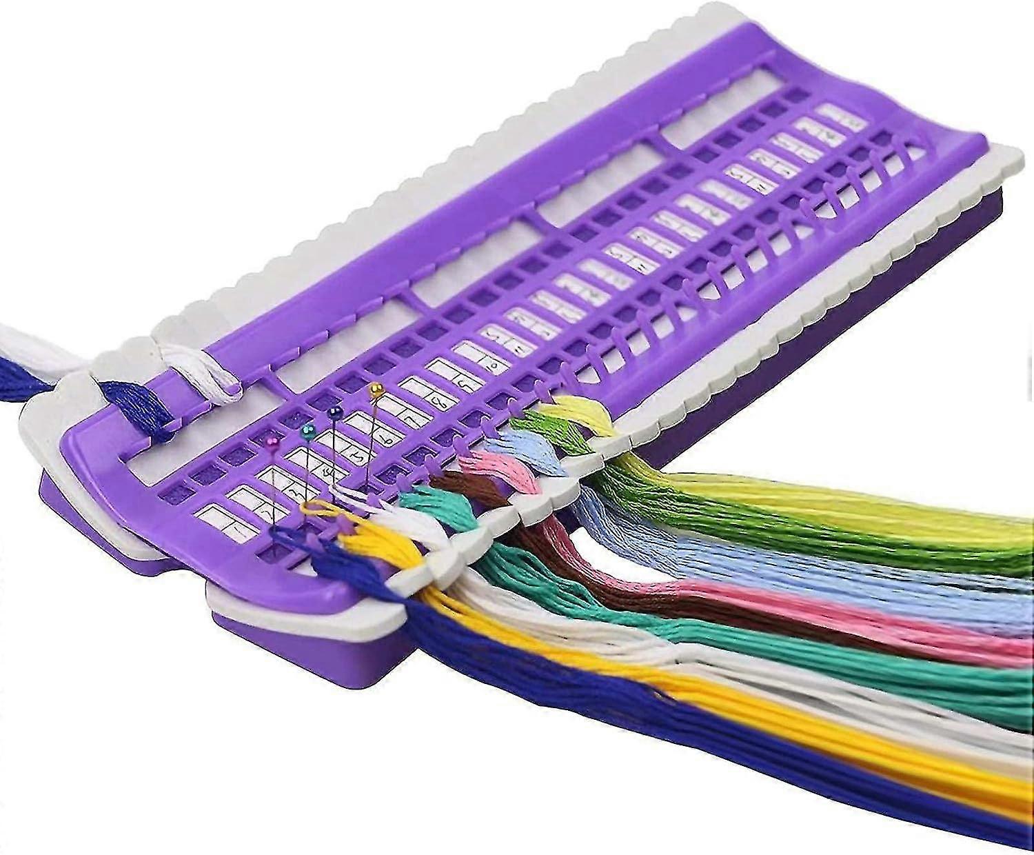 50 Positions Floss Organizer Embroidery Thread Organizer With 4 Code Cards For Cross Stitch Thread Embroidery Floss Organizers