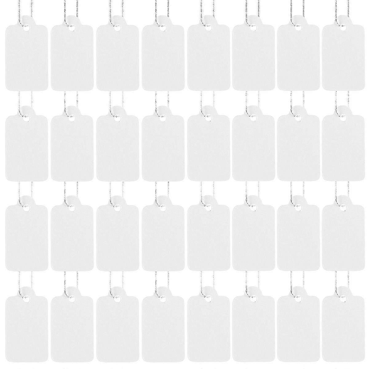 500 Pcs Paper Tags Useful Cotton Line Blank Hanging Tags Gift