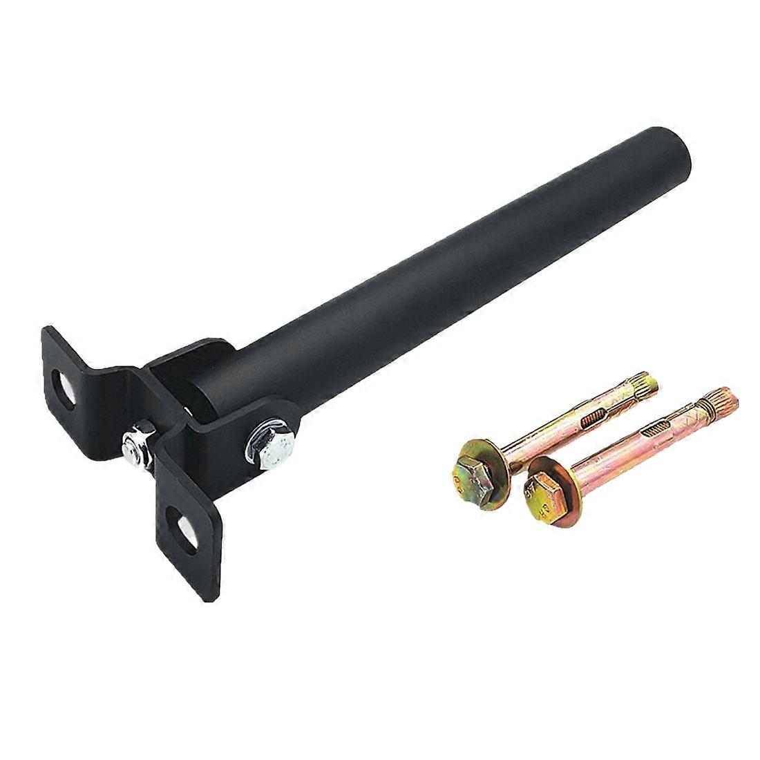T Bar Platform Attachment Install on Floor or Wall Holder for Barbell Bars Exercises Gym Equipment