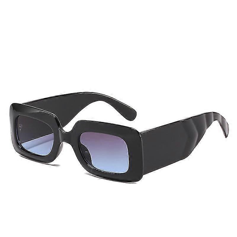 Oversized Retro Rechteck Sonnenbrille